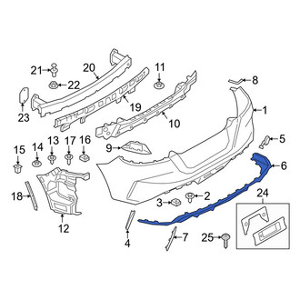 BMW OE - Rear Lower Bumper Trim