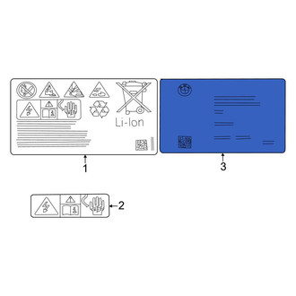 BMW OE - Caution Label