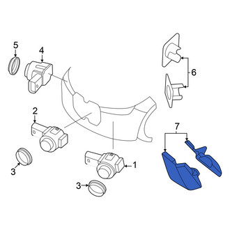 BMW OE - Left Parking Aid Sensor Bracket