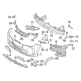 BMW OE - Front Bumper & Grille - Bumper & Components
