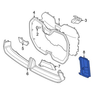 BMW OE - Front Left Outer Bumper Trim