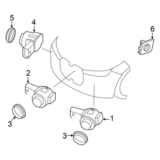 BMW OE - Front Bumper & Grille - Electrical Components (Park Distance Control)