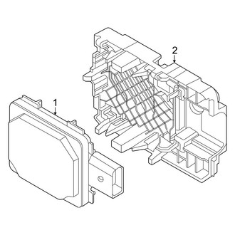 BMW OE - Front Bumper & Grille - Electrical Components (W/O Active Driving Assistant Pro), (xDrive50)