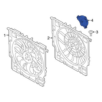 BMW OE - Engine Cooling Fan Motor Cover