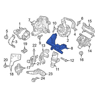 BMW OE - Rear Drive Motor Coolant Pump Bracket