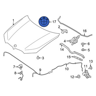 BMW OE - Front Hood Emblem