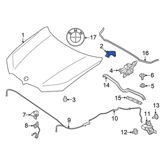 BMW OE - Front Left Hood Insulation Pad