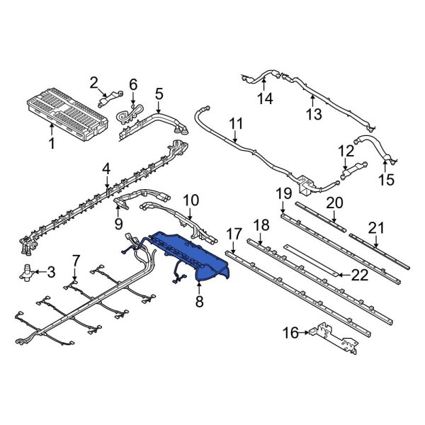 Drive Motor Battery Pack Control Module Wiring Harness