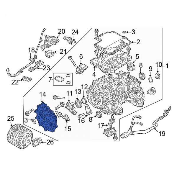 Hybrid Electric Motor Housing