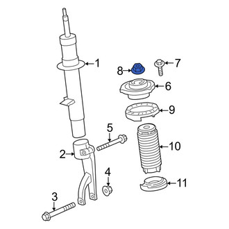 BMW OE - Suspension Strut Nut