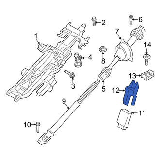 BMW OE - Steering Column Control Module Bracket