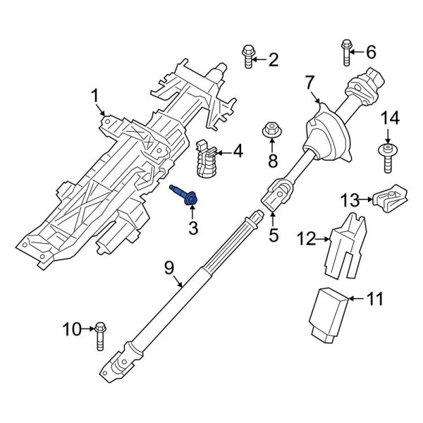 Steering Column Bolt