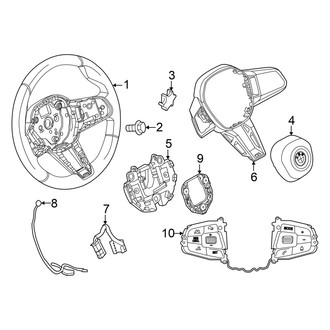 BMW OE - Steering Wheel & Trim (With M Steering Wheel), (M60 / xDrive50)