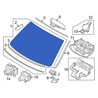 BMW OE - Front Windshield