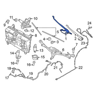 BMW OE - Front Right Wiper Arm