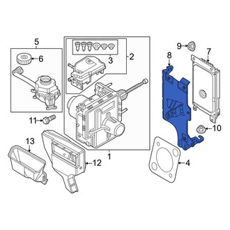 BMW OE - ABS Control Module Bracket
