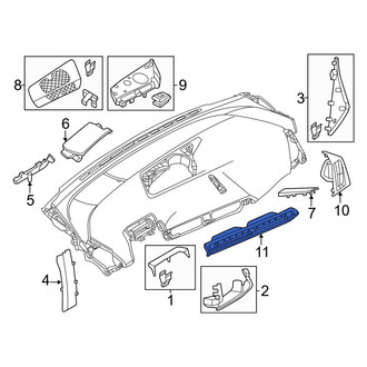 BMW OE - Front Center Dashboard Air Vent