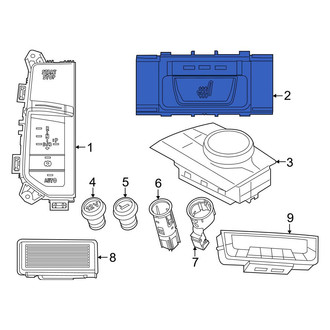 BMW OE - Left Seat Heater Switch