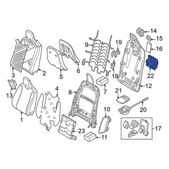 BMW OE - Front Power Seat Wiring Harness Bracket