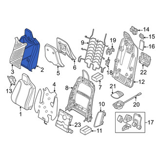 BMW OE - Front Left Seat Back Cushion