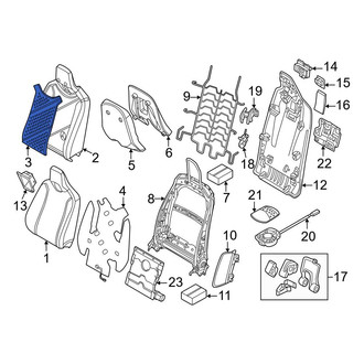BMW OE - Front Left Upper Climate Controlled Seat Cooling Unit