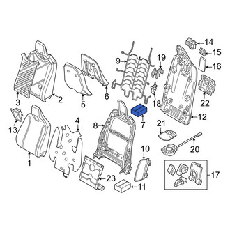 BMW OE - Front Headrest Hardware Kit