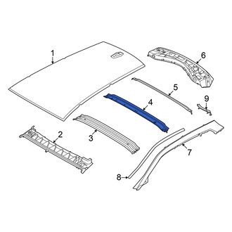 BMW OE - Center Roof Bow