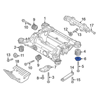 BMW OE - Rear Suspension Crossmember Stop