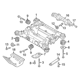 BMW OE - Rear Suspension - Suspension Mounting