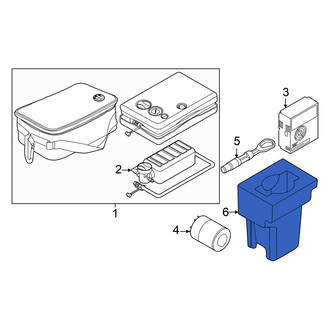 BMW OE - Rear Trunk Floor Storage Box