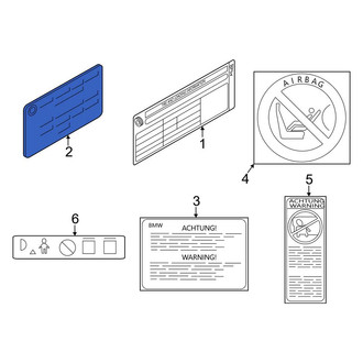 BMW OE - Tire Information Label