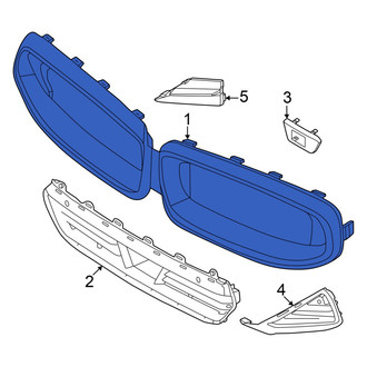 BMW OE - Front Grille Molding