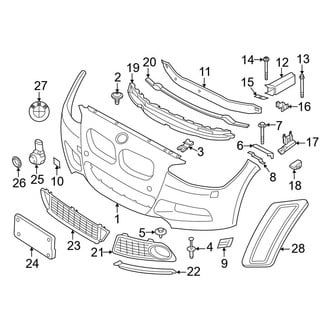 BMW OE - Front Bumper & Grille - Bumper & Components