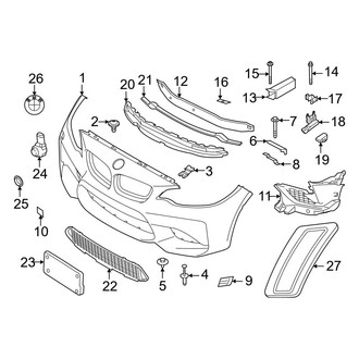 BMW OE - Front Bumper & Grille - Bumper & Components
