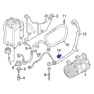 BMW OE - A/C Refrigerant Pressure Sensor