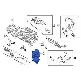 BMW OE - HVAC Blower Motor Assembly