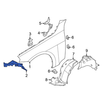 BMW OE - Front Left Lower Fender Bracket
