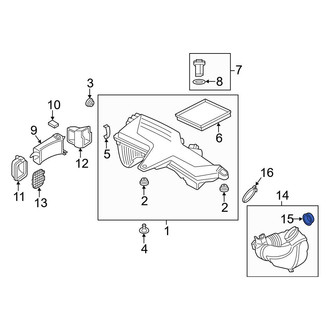 BMW OE - Engine Air Intake Hose Seal