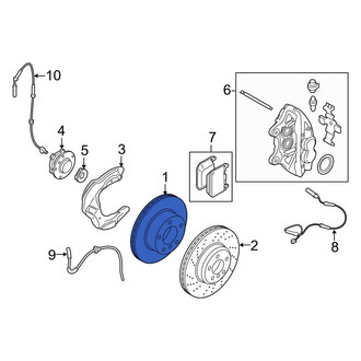 BMW OE - Front Disc Brake Rotor