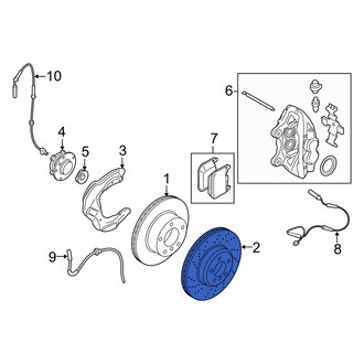 BMW OE - Front Disc Brake Rotor