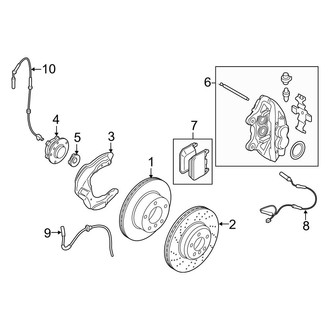 BMW OE - Front Suspension - Brake Components (With M Sport Brakes)