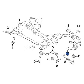 BMW OE - Rear Inner Suspension Control Arm Nut