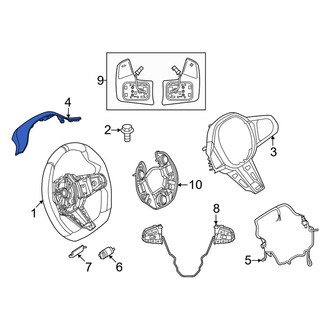 BMW OE - Steering Wheel Back Cover
