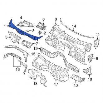 BMW 2-Series Cowl Panels & Parts | Vent Grills — CARiD.com