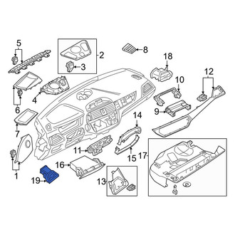 BMW OE - Front Left Dashboard Air Vent