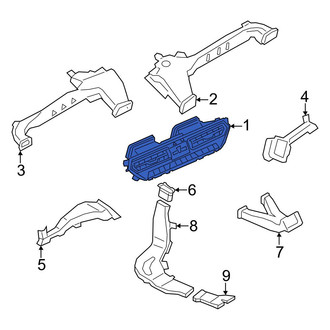 BMW OE - Front Right Dashboard Air Vent