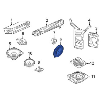 BMW OE - Center Lower Speaker