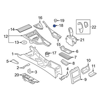 BMW OE - 12 Volt Accessory Power Outlet Cover