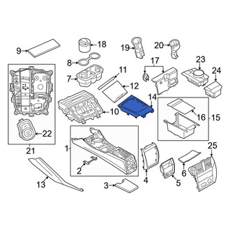 BMW OE - Center Console Trim Panel