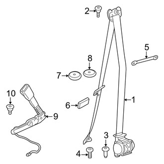 BMW OE - Restraint Systems - Front Seat Belts (Convertible)